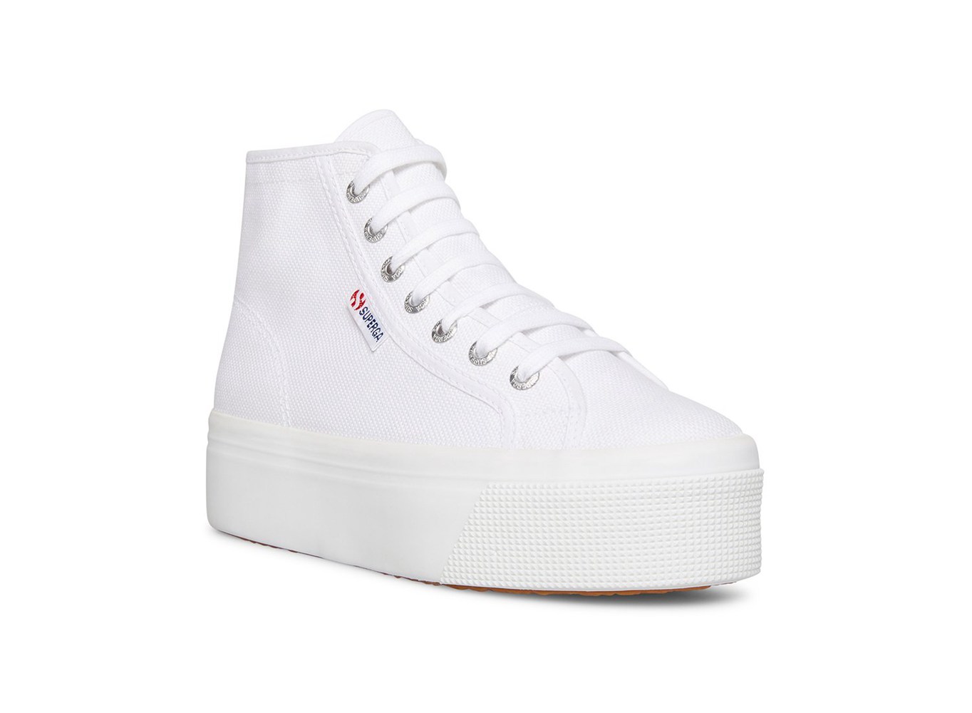 Superga Boots Womens - 2705 Hi Top - White - MJTOI0764